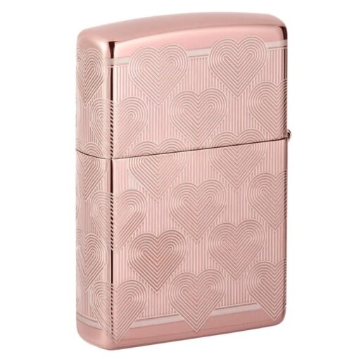 Zippo Heart Design High Polish Rose Gold - 49811 - Hình ảnh 4