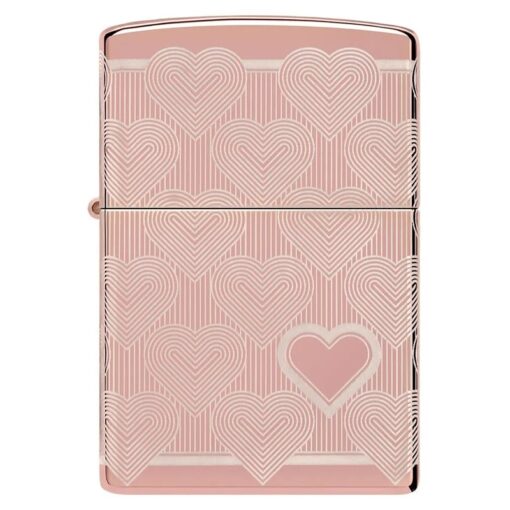 Zippo Heart Design High Polish Rose Gold - 49811 - Hình ảnh 3