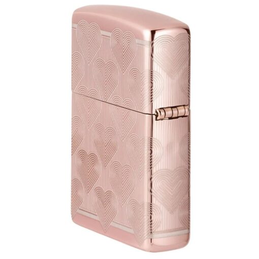 Zippo Heart Design High Polish Rose Gold - 49811 - Hình ảnh 6