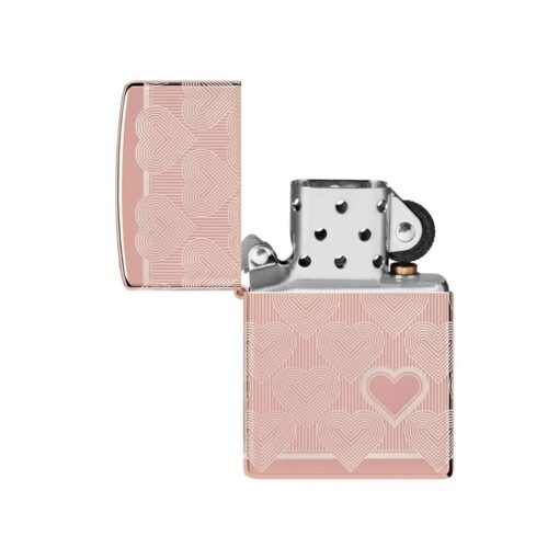 Zippo Heart Design High Polish Rose Gold - 49811 - Hình ảnh 2