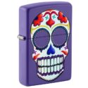 Zippo Sugar Skull Design Purple Matte - 49859