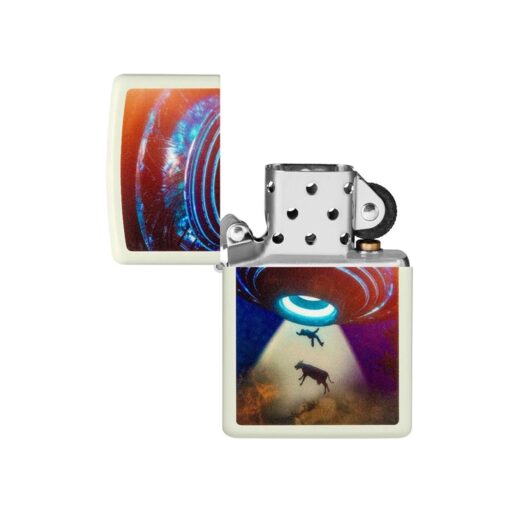 Zippo UFO Design Glow In The Dark - 49838 - Hình ảnh 2