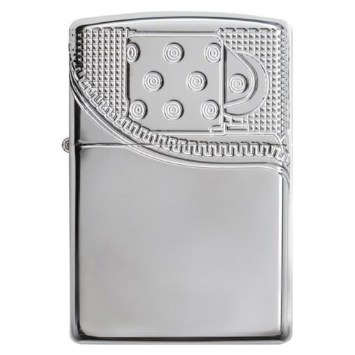 Zippo Armor Multicut Insert Zipper Design High Polish Chrome - 29674 - Hình ảnh 4