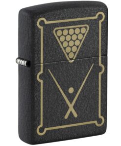 Zippo Billiards Design Black Crackle - 48672