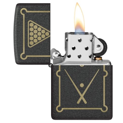 Zippo Billiards Design Black Crackle - 48672 - Hình ảnh 4