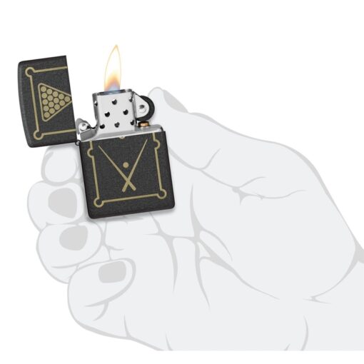 Zippo Billiards Design Black Crackle - 48672 - Hình ảnh 5
