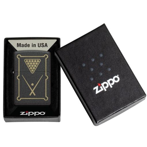 Zippo Billiards Design Black Crackle - 48672 - Hình ảnh 6