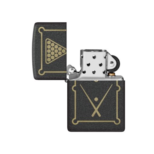 Zippo Billiards Design Black Crackle - 48672 - Hình ảnh 2