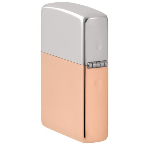 Zippo Bimetal Case Copper Bottom and Sterling Silver Lid - 48694 - Hình ảnh 5