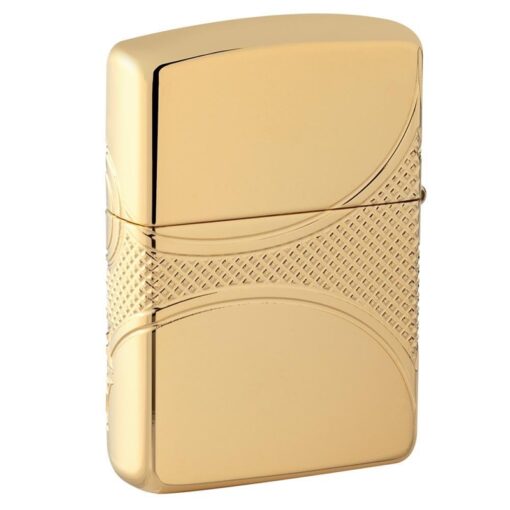 Zippo Armor Fleur-de-lis Design Gold Plate - 49108 - Hình ảnh 6