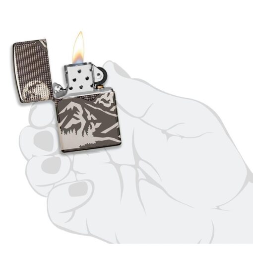 Zippo Armor Mountain Black Ice - 49299 - Hình ảnh 8