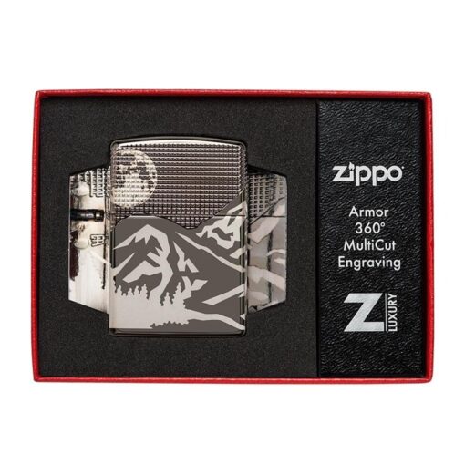 Zippo Armor Mountain Black Ice - 49299 - Hình ảnh 9