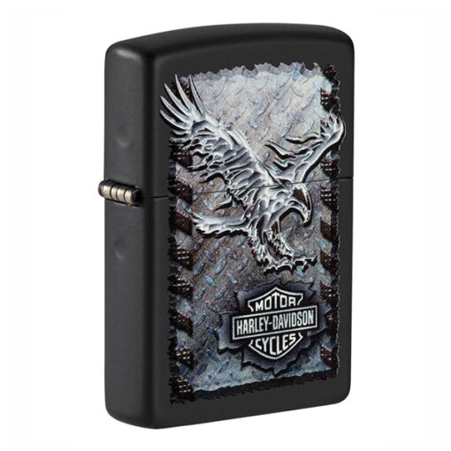 Zippo Harley-Davidson Iron Eagle Black Matte - 28485 - Hình ảnh 5
