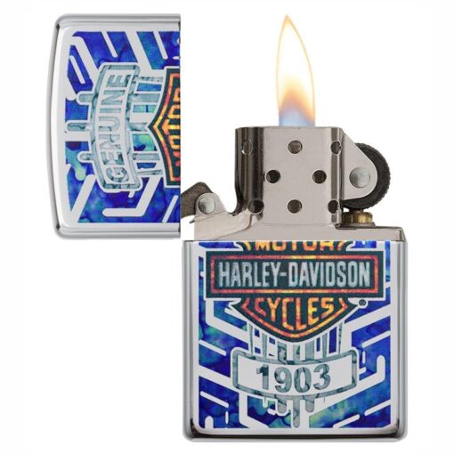 Zippo Harley-Davidson Genuine 1903 High Polish Chrome - 29159 - Hình ảnh 4