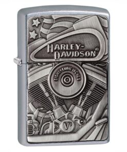 Zippo Harley-Davidson Motor Flag Street Chrome - 29266