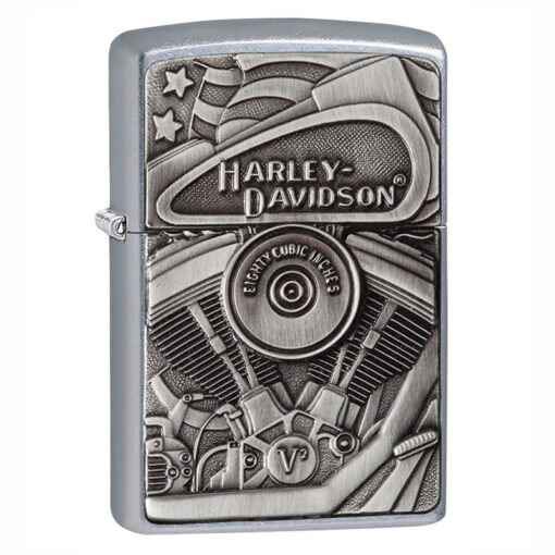Zippo Harley-Davidson Motor Flag Street Chrome - 29266