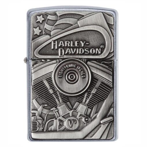 Zippo Harley-Davidson Motor Flag Street Chrome - 29266 - Hình ảnh 3