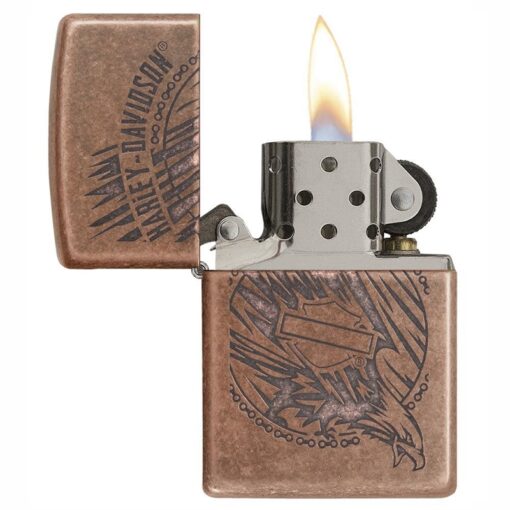 Zippo Harley-Davidson Eagle Antique Copper Eagle - 29664 - Hình ảnh 4