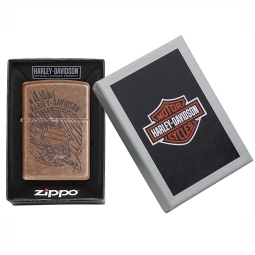 Zippo Harley-Davidson Eagle Antique Copper Eagle - 29664 - Hình ảnh 6