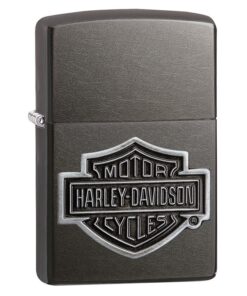 Zippo Harley-Davidson Bar & Shield Grey Logo Emblem - 29822