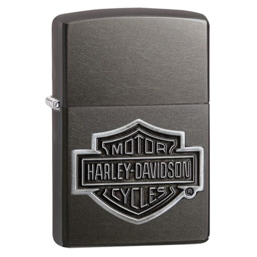 Zippo Harley-Davidson Bar & Shield Grey Logo Emblem - 29822