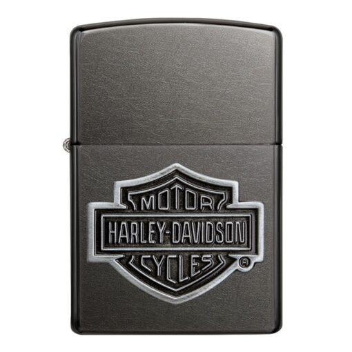 Zippo Harley-Davidson Bar & Shield Grey Logo Emblem - 29822 - Hình ảnh 3