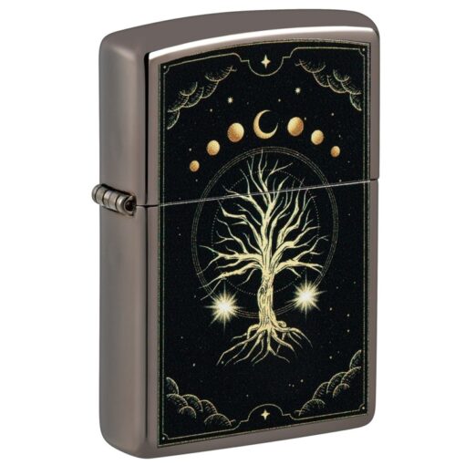 Zippo Mystic Nature Design Black Ice - 48636