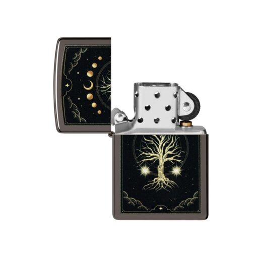 Zippo Mystic Nature Design Black Ice - 48636 - Hình ảnh 2
