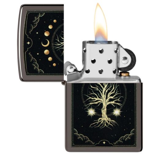 Zippo Mystic Nature Design Black Ice - 48636 - Hình ảnh 4