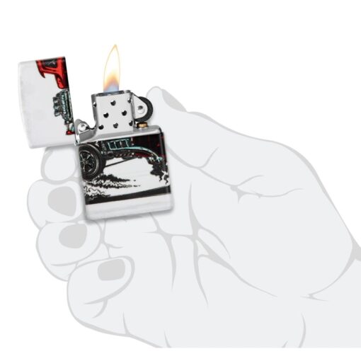 Zippo Hot Rod Design 540 Color Matte - 48660 - Hình ảnh 9