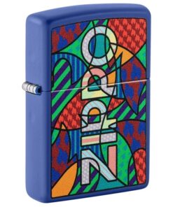 Zippo Pop Art Design Royal Blue Matte - 48707