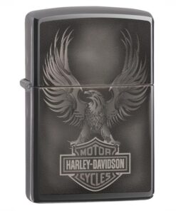 Zippo Harley-Davidson Bar & Shield logo Black Ice - 49044