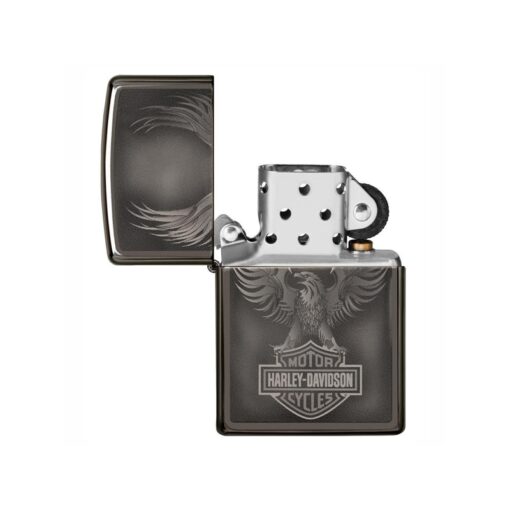 Zippo Harley-Davidson Bar & Shield logo Black Ice - 49044 - Hình ảnh 2