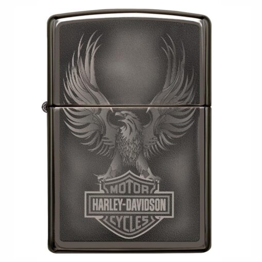 Zippo Harley-Davidson Bar & Shield logo Black Ice - 49044 - Hình ảnh 3