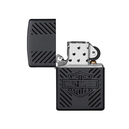 Zippo Harley-Davidson Classic Logo Black Matte - 49174 - Hình ảnh 2