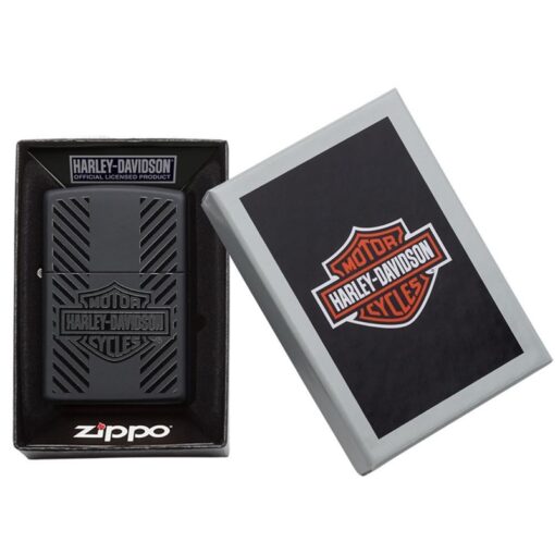 Zippo Harley-Davidson Classic Logo Black Matte - 49174 - Hình ảnh 6