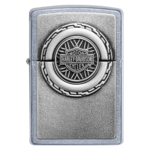 Zippo Harley-Davidson Engine Surprise Emblem Street Chrome - 49175 - Hình ảnh 3