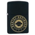 Zippo Harley-Davidson Laser Engrave Logo Black Matte - 49197