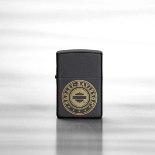 Zippo Harley-Davidson Laser Engrave Logo Black Matte - 49197 - Hình ảnh 7