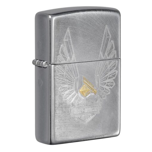 Zippo Harley-Davidson Two-Tone Eagle Chrome Arch - 49464