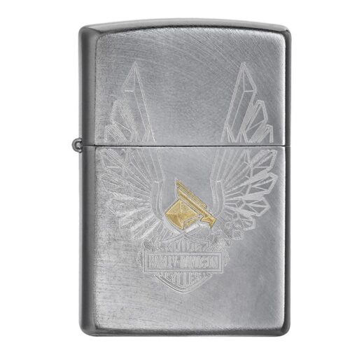 Zippo Harley-Davidson Two-Tone Eagle Chrome Arch - 49464 - Hình ảnh 3
