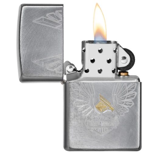 Zippo Harley-Davidson Two-Tone Eagle Chrome Arch - 49464 - Hình ảnh 4