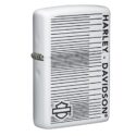 Zippo Harley-Davidson White Matte Line Design - 49465
