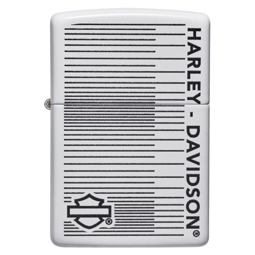 Zippo Harley-Davidson White Matte Line Design - 49465 - Hình ảnh 3
