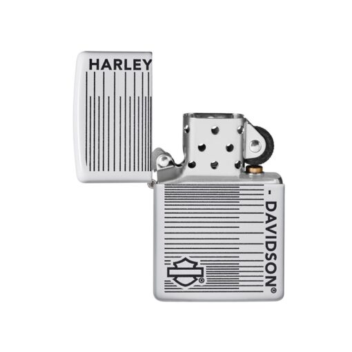 Zippo Harley-Davidson White Matte Line Design - 49465 - Hình ảnh 2