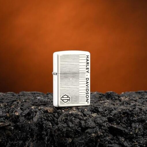 Zippo Harley-Davidson White Matte Line Design - 49465 - Hình ảnh 7