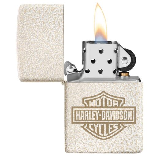 Zippo Harley-Davidson Bar and Shield Logo Mercury Glass - 49467 - Hình ảnh 4