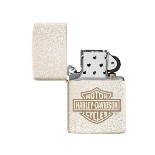 Zippo Harley-Davidson Bar and Shield Logo Mercury Glass - 49467 - Hình ảnh 2