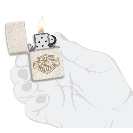 Zippo Harley-Davidson Bar and Shield Logo Mercury Glass - 49467 - Hình ảnh 5
