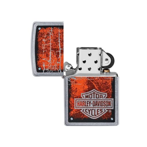 Zippo Harley-Davidson Chromed Out Logo Street Chrome - 49658 - Hình ảnh 2